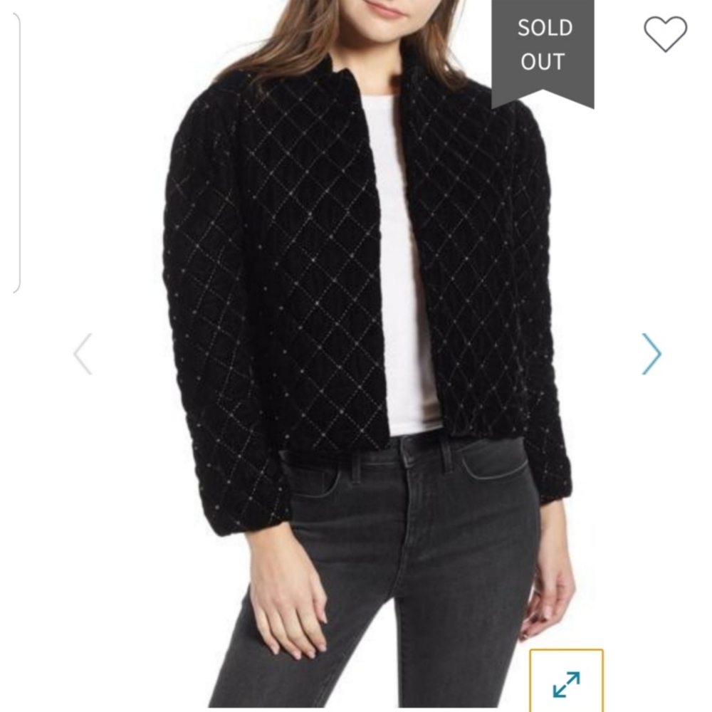Something Navy quilte jacket.